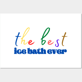 ice bath rainbow Posters and Art